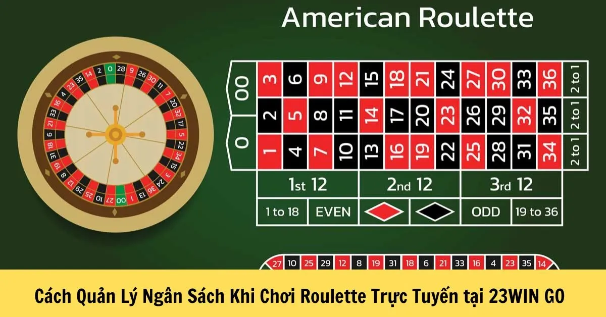 Cách Quản Lý Ngân Sách Khi Chơi Roulette Trực Tuyến tại 23WIN GO