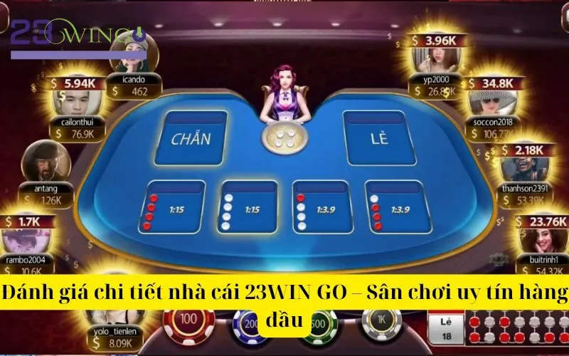 Đánh giá chi tiết nhà cái 23WIN GO – Sân chơi uy tín hàng đầu